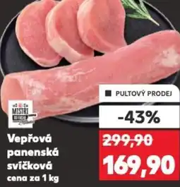 Kaufland Vepřová panenská svičková nabídka