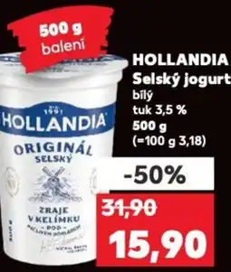 Kaufland HOLLANDIA Selský jogurt nabídka