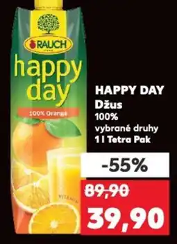 Kaufland HAPPY DAY Džus 100% nabídka