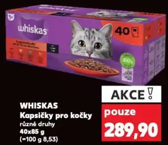 Kaufland WHISKAS Kapsičky pro kočky nabídka