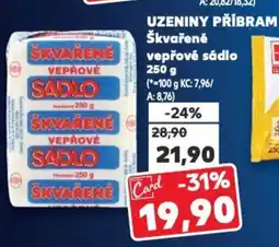 Kaufland UZENINY PŘÍBRAM Škvařené vepřové sádlo nabídka