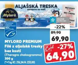 Kaufland MYLORD PREMIUM Filé z aljašské tresky bez kosti nabídka