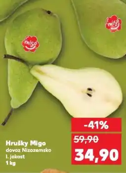 Kaufland Hrušky Migo nabídka
