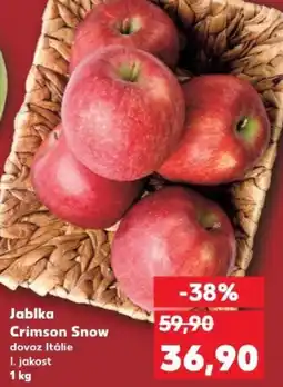 Kaufland Jablka Crimson Snow nabídka
