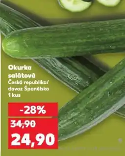 Kaufland Okurka salátová nabídka