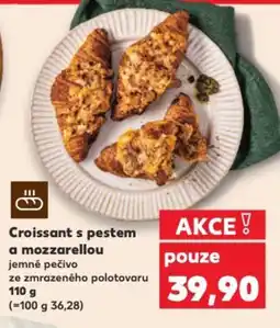 Kaufland Croissant s pestem a mozzarellou nabídka