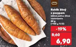 Kaufland Rohlík žitný s posypem nabídka