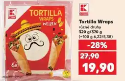 Kaufland Tortilla Wraps nabídka