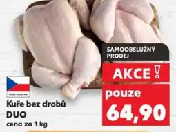 Kaufland Kuře bez drobů DUO nabídka
