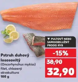 Kaufland Pstruh duhový lososovitý nabídka