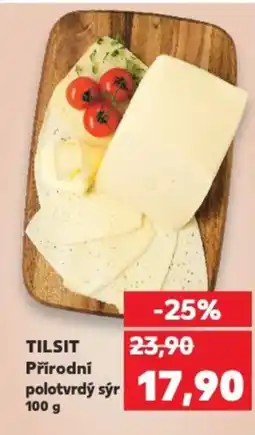 Kaufland TILSIT Přírodní polotvrdý sýr nabídka