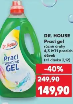 Kaufland DR. HOUSE Prací gel nabídka