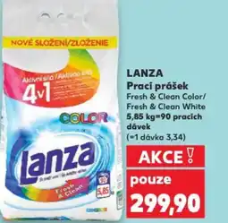 Kaufland LANZA Prací prášek nabídka