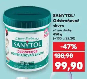 Kaufland SANYTOL Odstraňovač skvrn nabídka