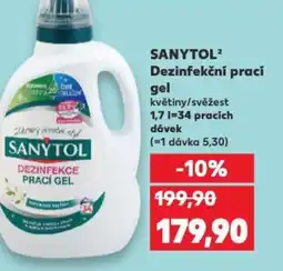 Kaufland SANYTOL Dezinfekční prací gel nabídka