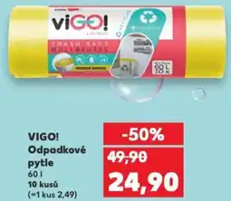 Kaufland VIGO! Odpadkové pytle nabídka