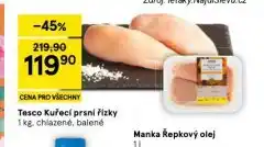 Tesco Kuřecí prsní řízky nabídka