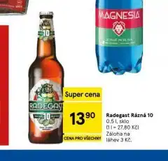 Tesco Pivo radegast rázná 10 nabídka