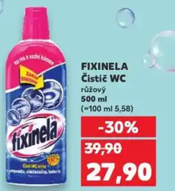 Kaufland FIXINELA Čistič WC růžový nabídka
