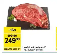 Tesco Hovězí krk podplecí nabídka