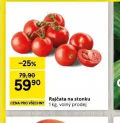 Tesco Rajčata na stonku nabídka