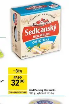 Tesco Sedlčanský hermelín nabídka