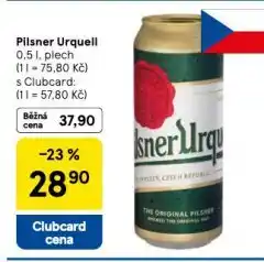 Tesco Pivo pilsner urquell nabídka