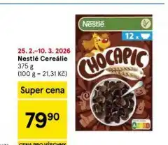 Tesco Nestlé cereálie nabídka