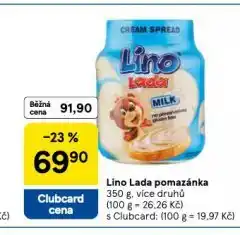 Tesco Lino lada pomazánka nabídka