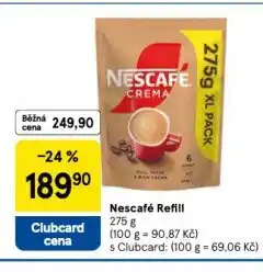 Tesco Nescafé refill nabídka