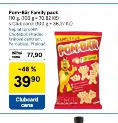 Tesco Pom bär family pack nabídka