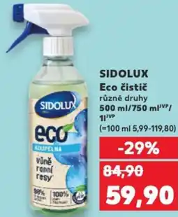 Kaufland SIDOLUX Eco čistič nabídka