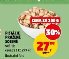 Penny Market Pistácie pražené solené nabídka