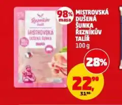 Penny Market Mistrovská dušená šunka nabídka