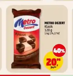 Penny Market Metro dezert nabídka