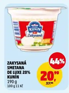 Penny Market Kunín deluxe zakysaná smetana nabídka