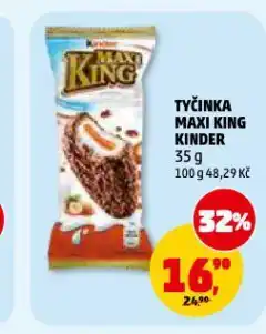 Penny Market Tyčinka kinder maxi king nabídka