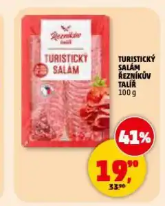 Penny Market Turistický salám nabídka