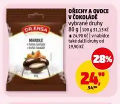 Penny Market Ořechy a ovoce v čokoládě nabídka