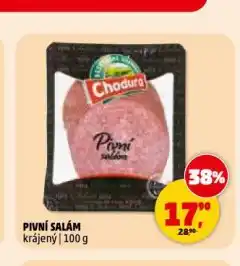 Penny Market Pivní salám nabídka