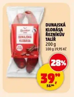 Penny Market Dunajská klobása nabídka