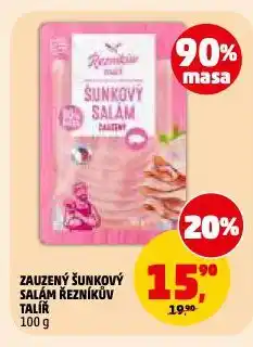 Penny Market Zauzený šunkový salám nabídka