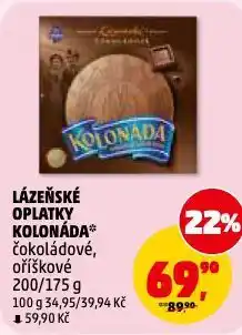 Penny Market Lázeňské oplatky kolonáda nabídka