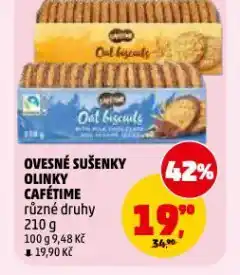 Penny Market Cafétime ovesné sušenky olinky nabídka