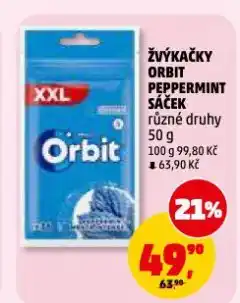 Penny Market Orbit žvýkačky nabídka