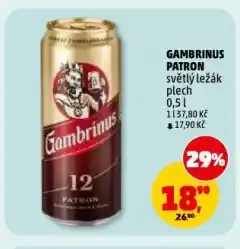 Penny Market Pivo gambrinus nabídka