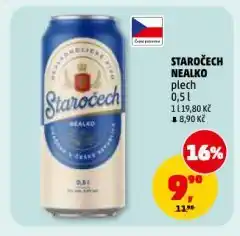 Penny Market Pivo staročech nealko nabídka
