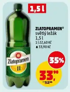 Penny Market Pivo zlatopramen nabídka