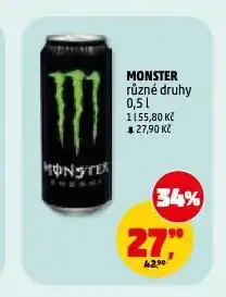 Penny Market Monster energy drink nabídka