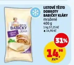 Penny Market Listové těsto dobroty babičky kláry nabídka